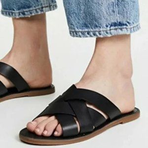 NEW Madewell boardwalk woven strap sandals